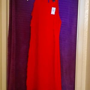BNWT Sleeveless red dress